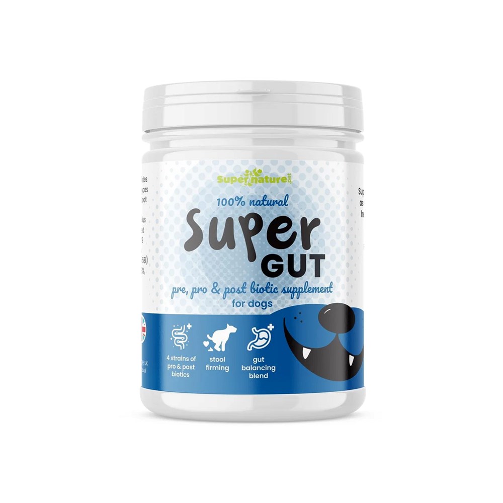 Super Gut Pre, Pro & Post Biotic Supplement For Dogs 150g