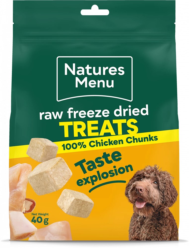 Nature's Menu Freeze Dried Meat Chunks Dog Chicken 50g