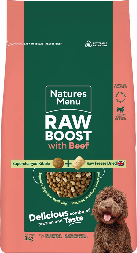 Natures Menu Raw Boost Beef 3kg
