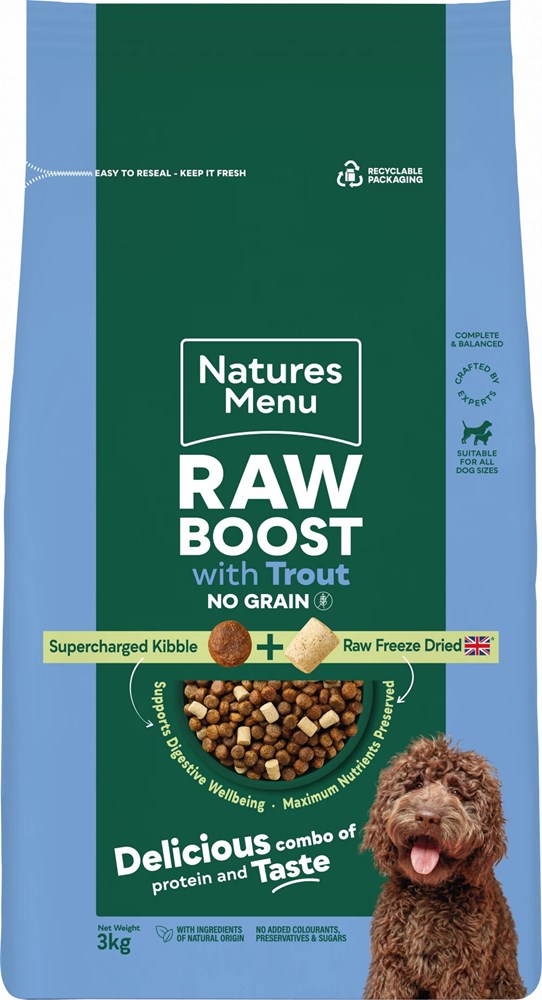 Natures Menu Raw Boost Tuna and Fish Grain Free 3kg