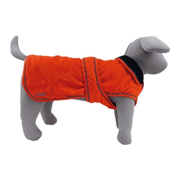 HugglePets Arctic Armour Dog Coat Orange X Small 30cm