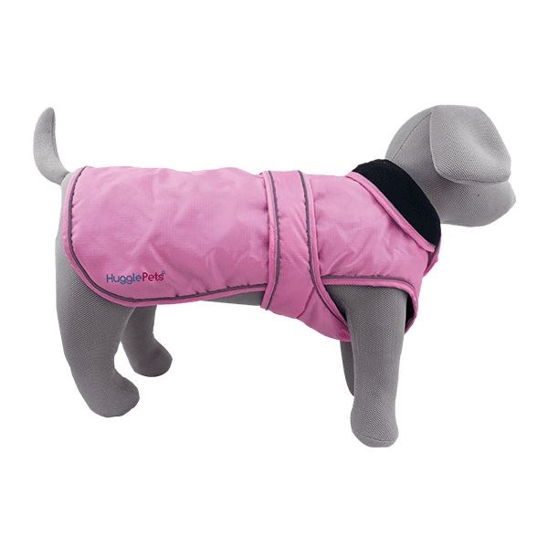 HugglePets Arctic Armour Dog Coat Pink X Small 30cm