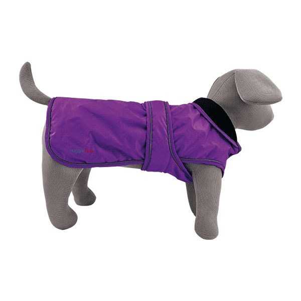 HugglePets Arctic Armour Dog Coat Purple X Small 30cm