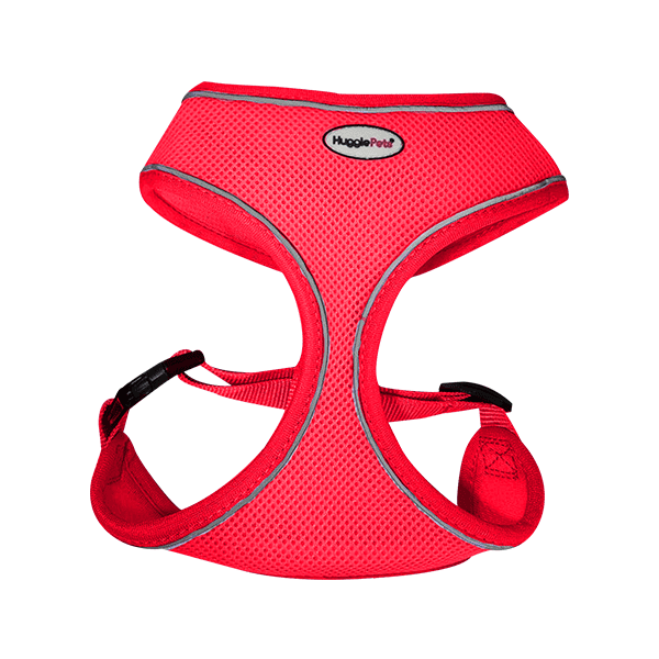 HugglePets Air Mesh Harness Red X Small