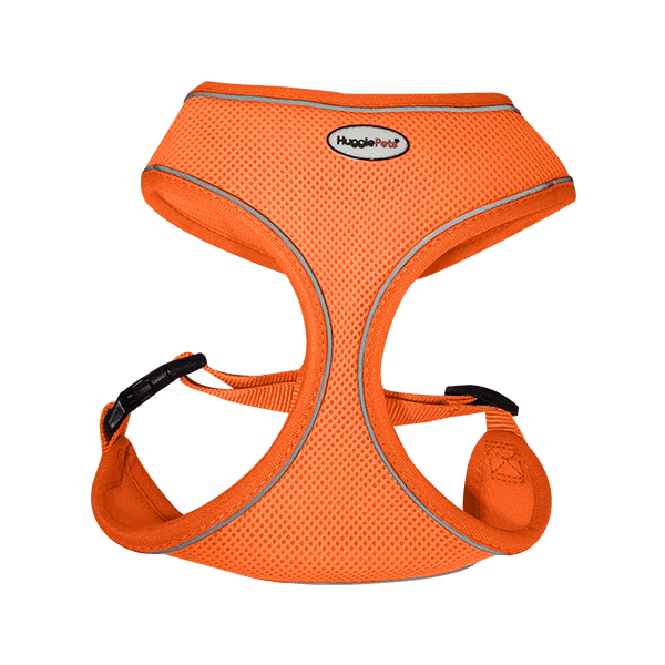 HugglePets Air Mesh Harness Orange X Small