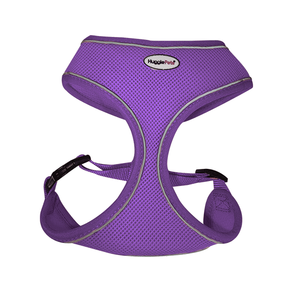 HugglePets Air Mesh Harness Purple X Small