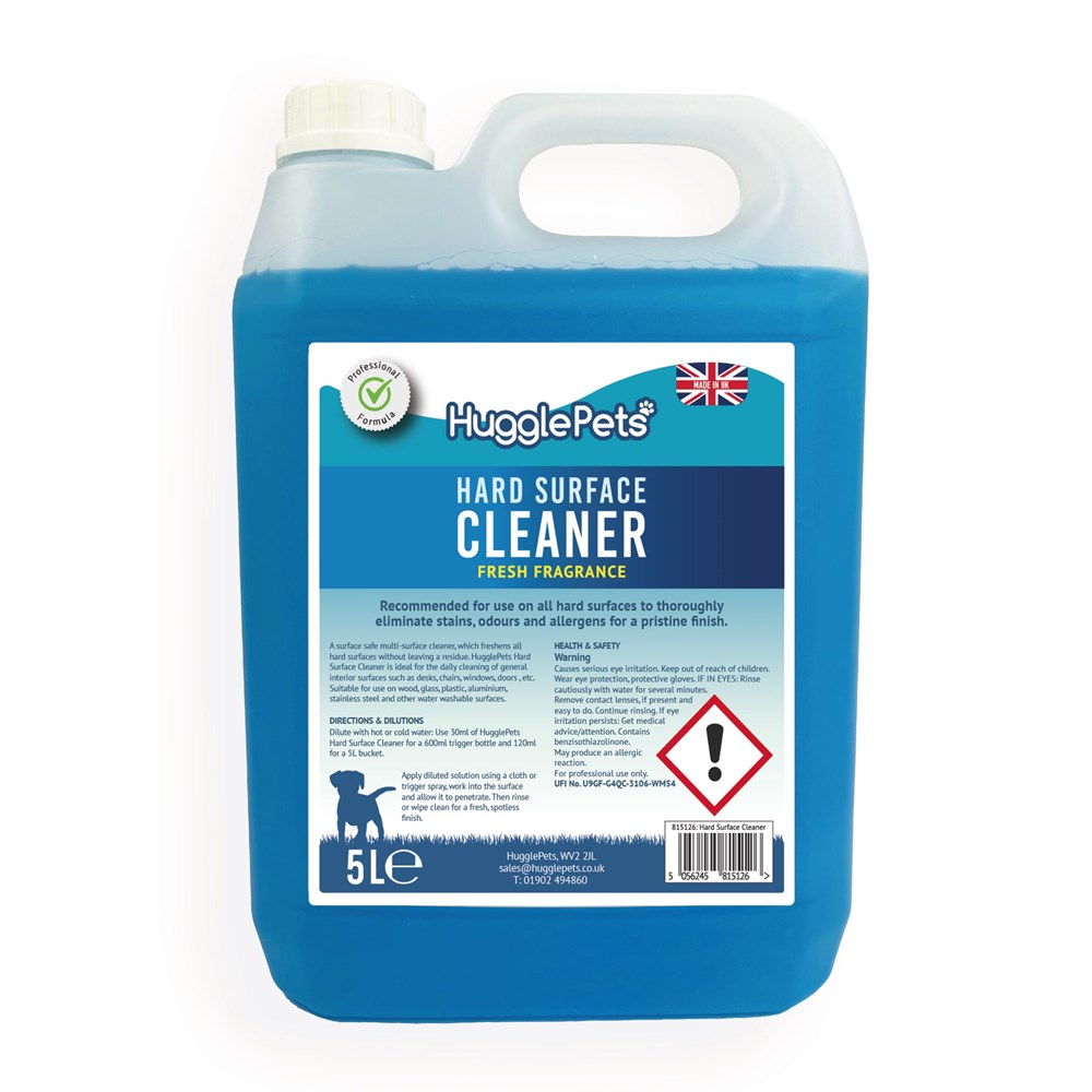 HugglePets Professional Hard Surface Cleaner 5 Litre