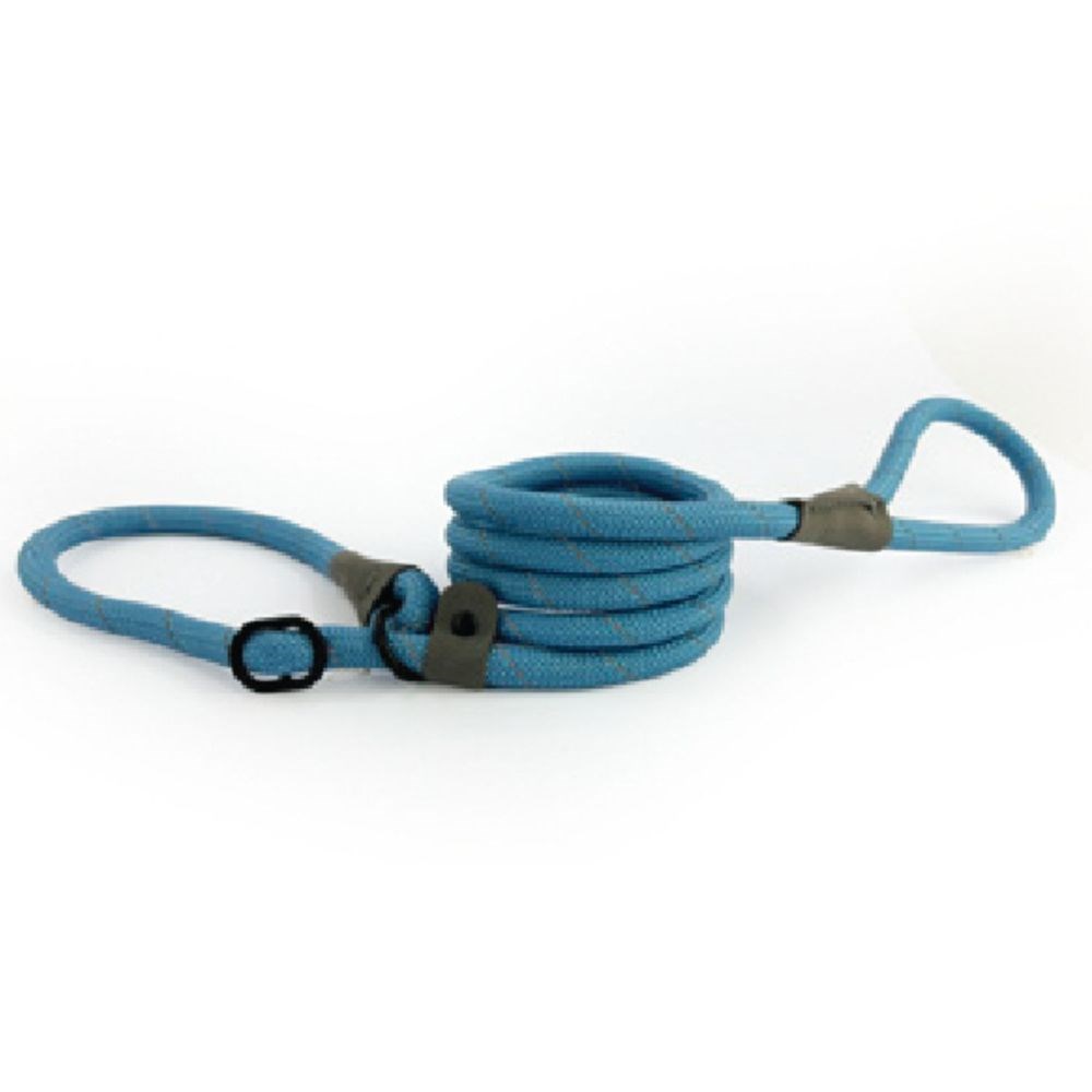 HugglePets Advanced Reflective Slip Lead Blue 180 x 1.2cm