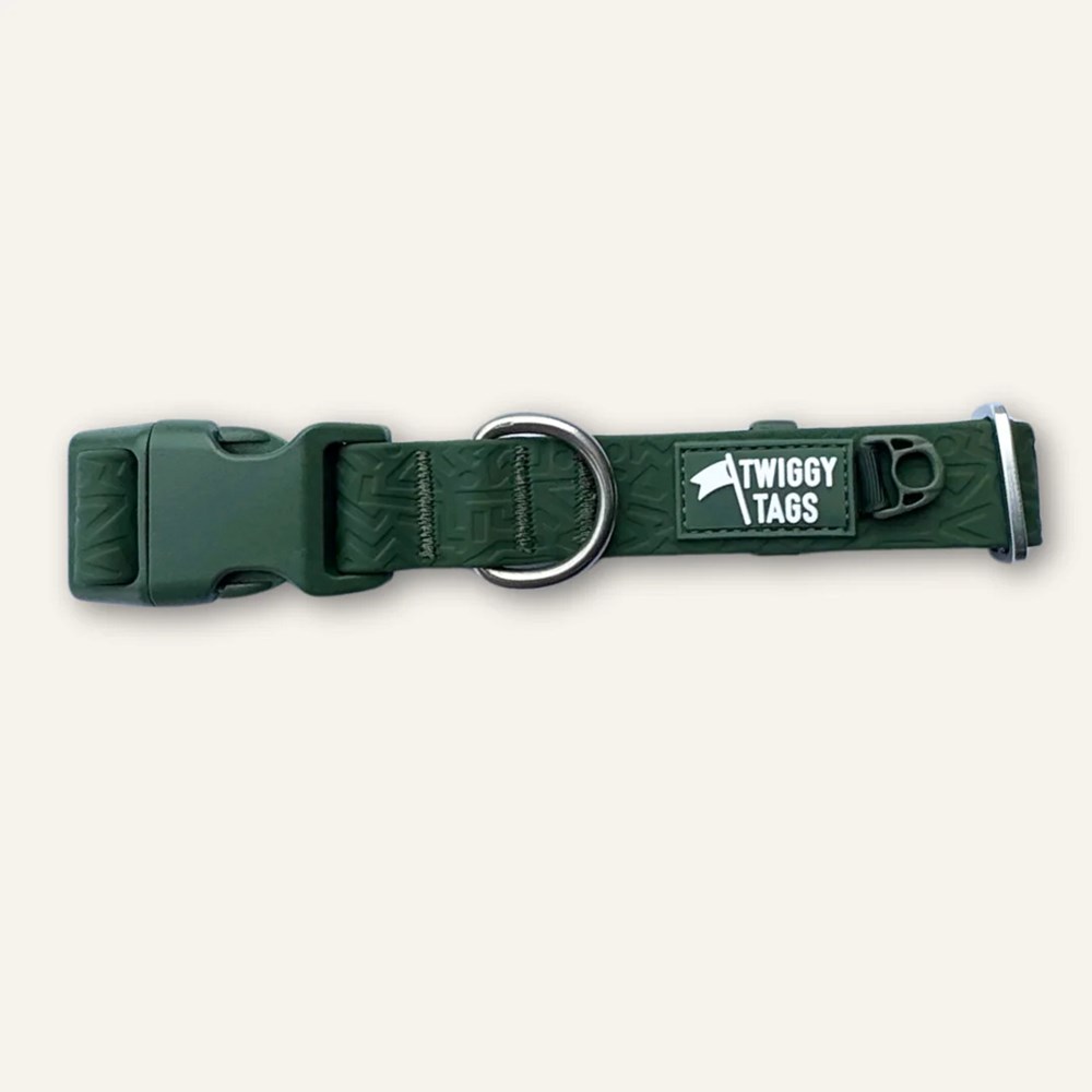 Twiggy Tags Tidal Waterproof Collar Fern Extra Small