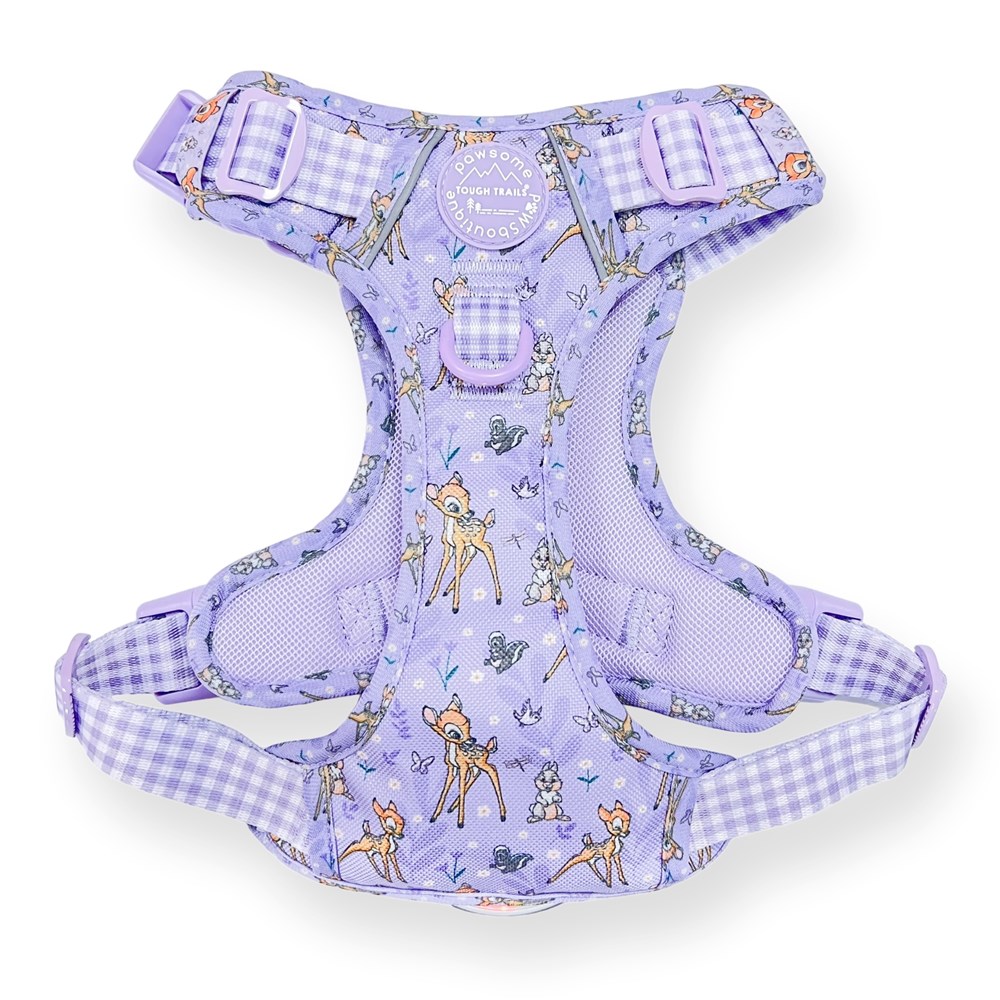 Pawsome Paws Disney Bambi Lilac Tough Trails Harness XS