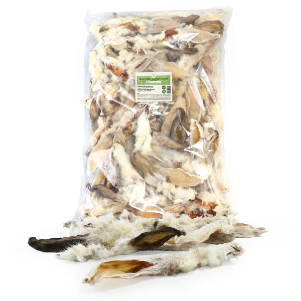 Rabbit Ears with Hair 1Kg