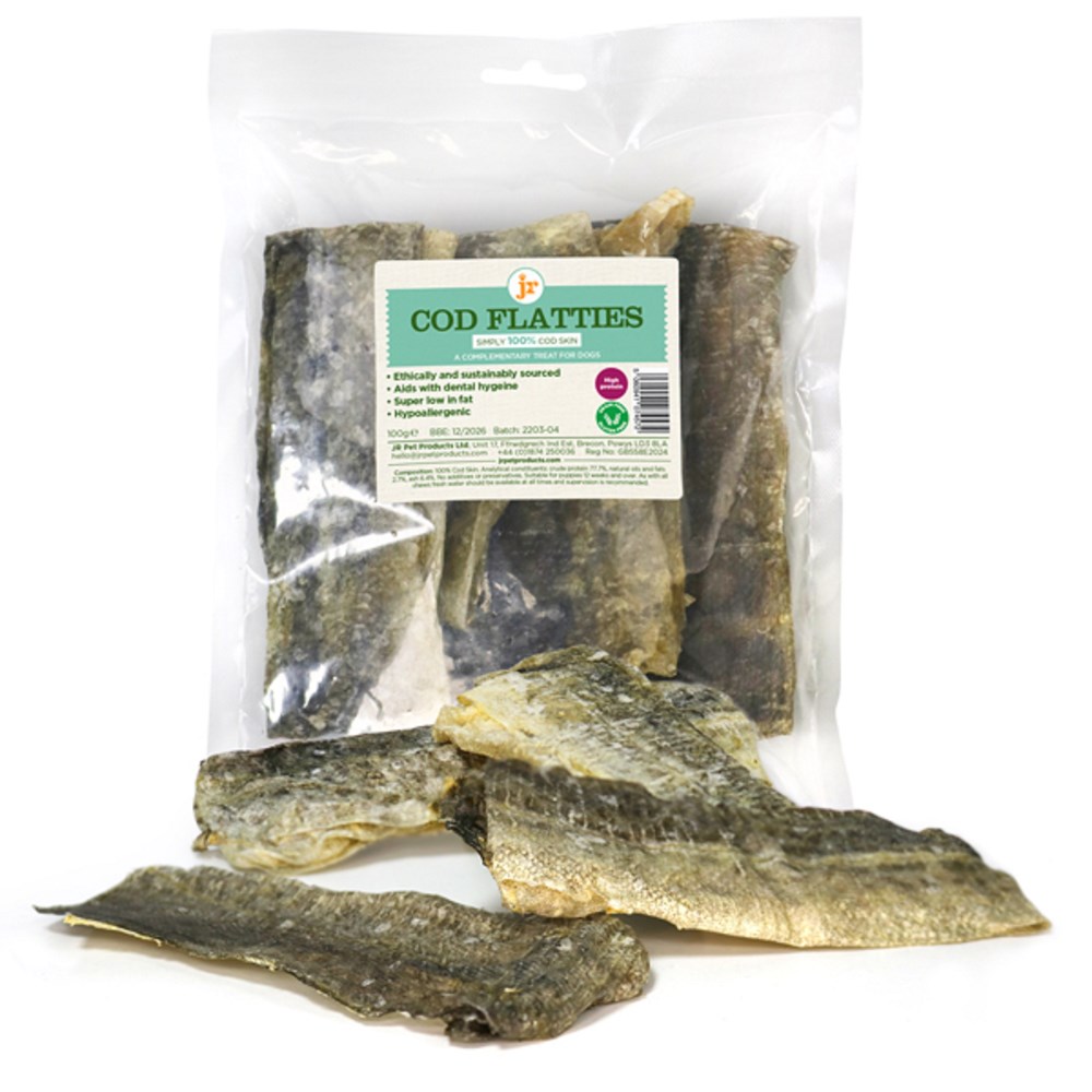 Cod Skin Flatties 100g