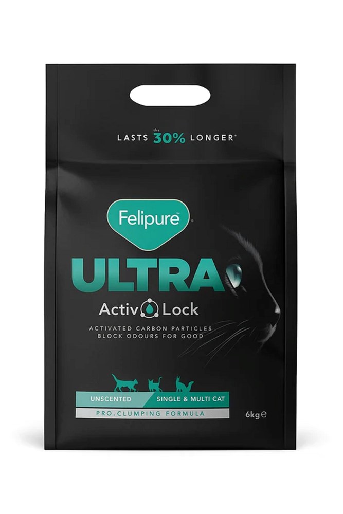 Felipure Ultra Carbon Unscented Cat Litter 6kg