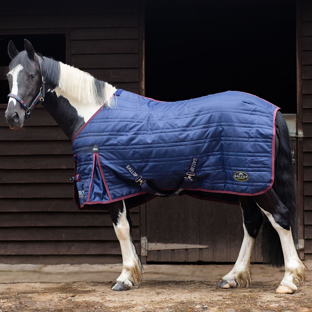 Gallop Trojan 50g Stable Rug Navy - 6' 9"