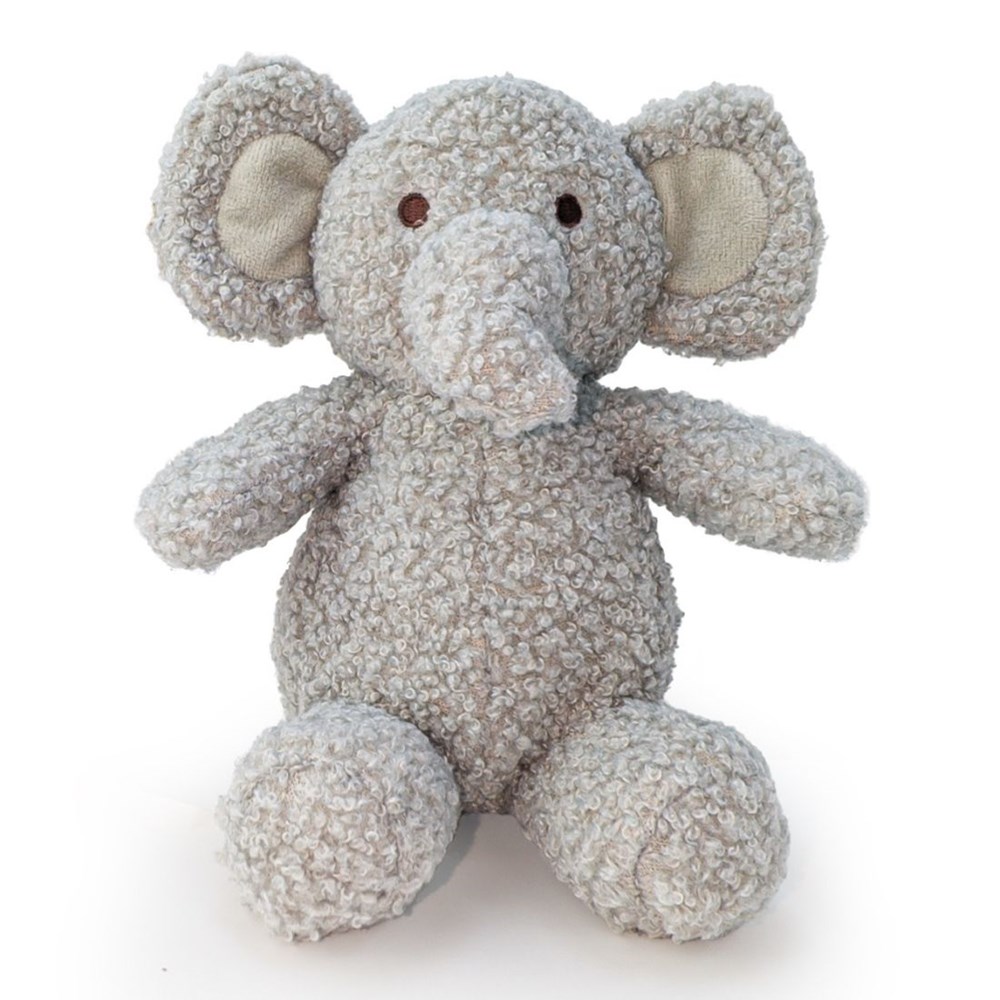 Tiny Tails 22cm Grey Elephant Eddie Squeaky Puppy Toy