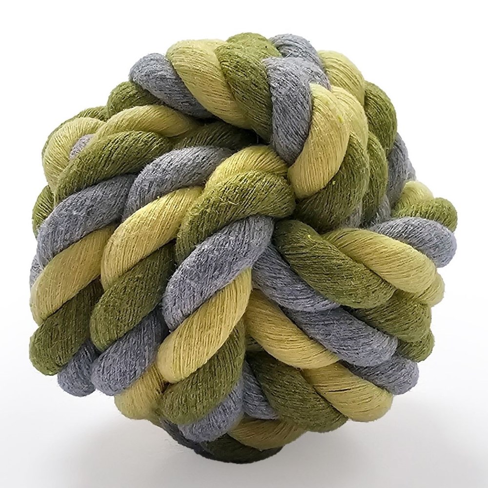 Tiny Tails 7cm  Multi Rope Fetch Ball