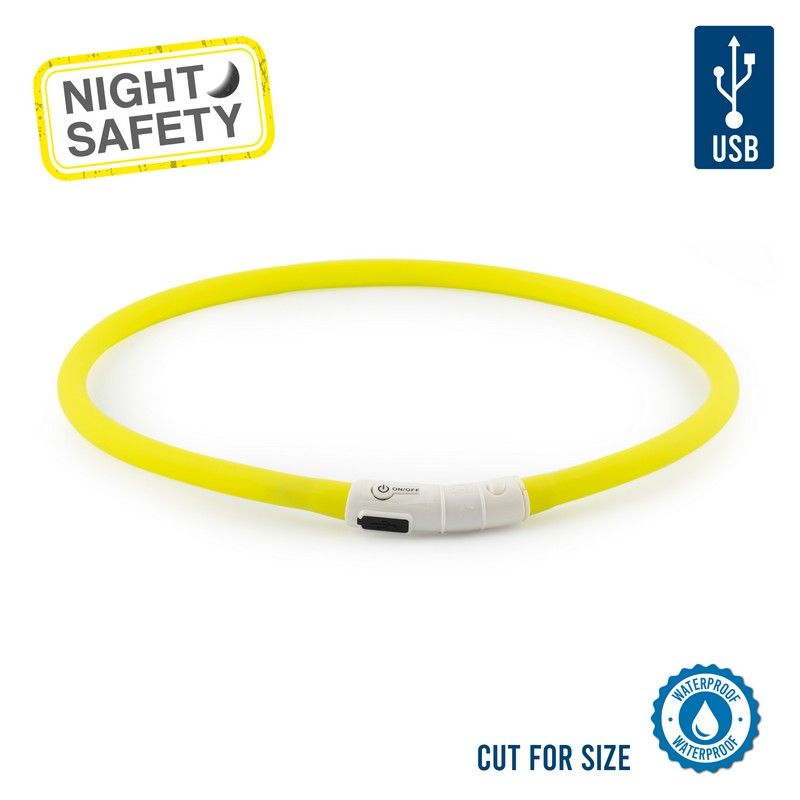 USB Flashing Band Yellow