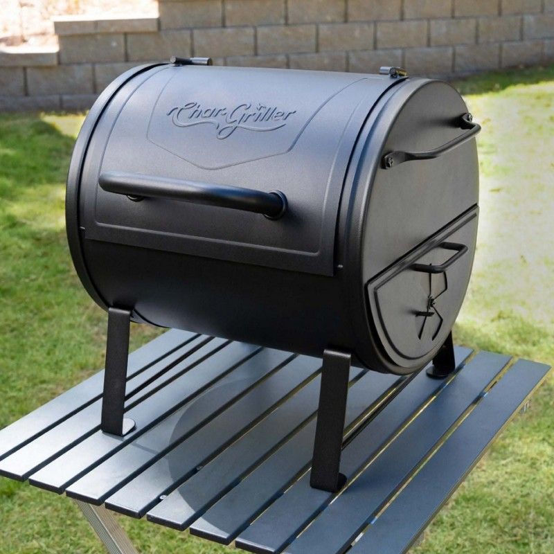CHAR-GRILLER PORTABLE CHARCOAL GRILL AND SIDE FIRE BOX