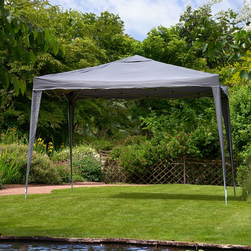 Grey Easy up gazebo 3x3m