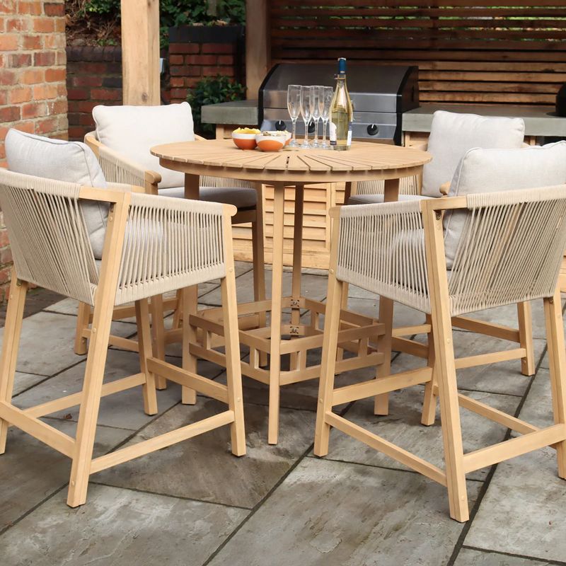 FSC Roma Bar Set 100cm Deluxe Chairs