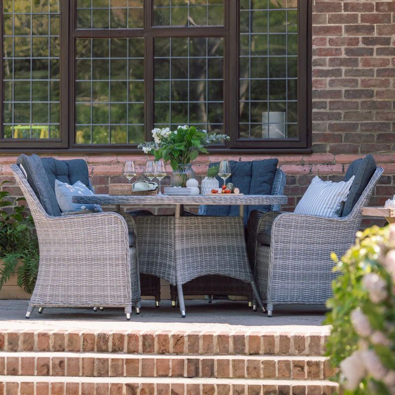 Sorrento 4 Seater Round Dining Set