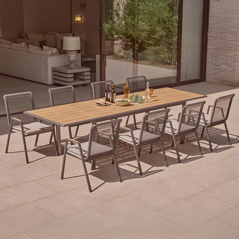 Sanctuary Oak 8 Seat Extending Dining Set