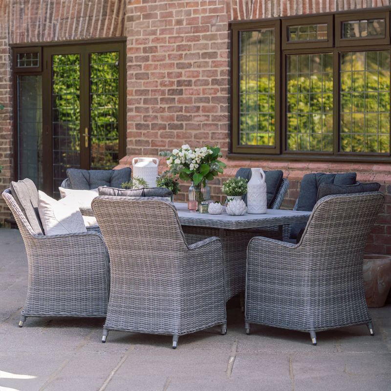 Sorrento 6 Seater Rectangular Dining Set