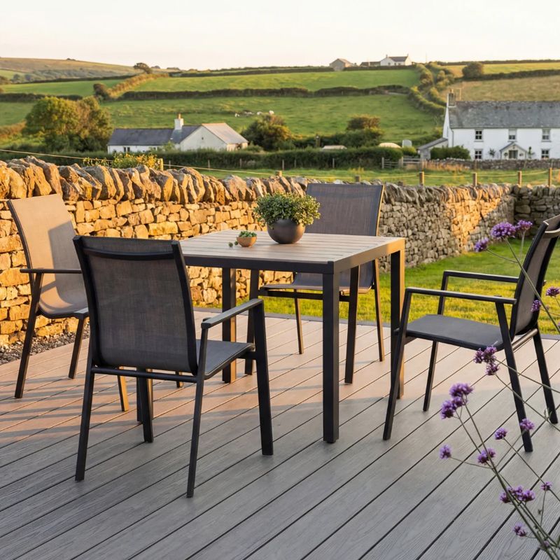 Catalina 4 Seat Square Dining Set