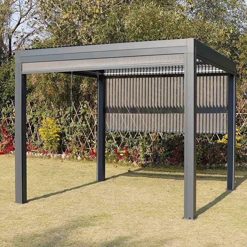 Belfort Gazebo 3x3m with Curtains and LED