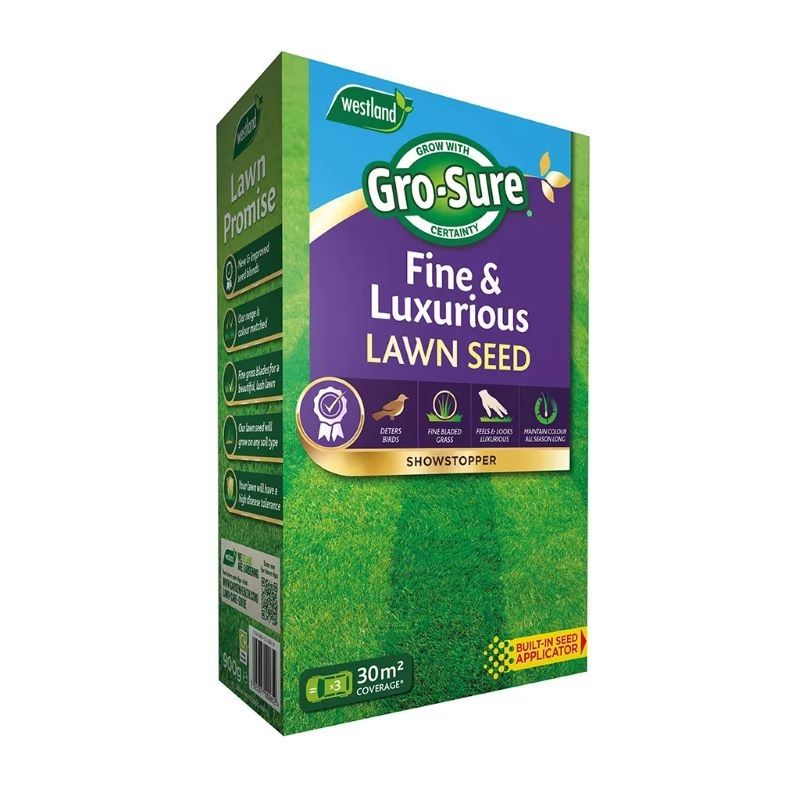 Gro-sure Fine & Luxurious Lawn Seed Box 30sq.m