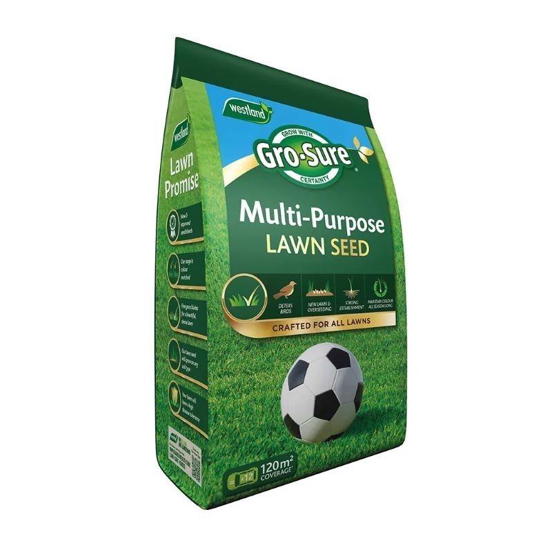Gro-sure Multi Purpose Lawn Seed Bag 120sq.m