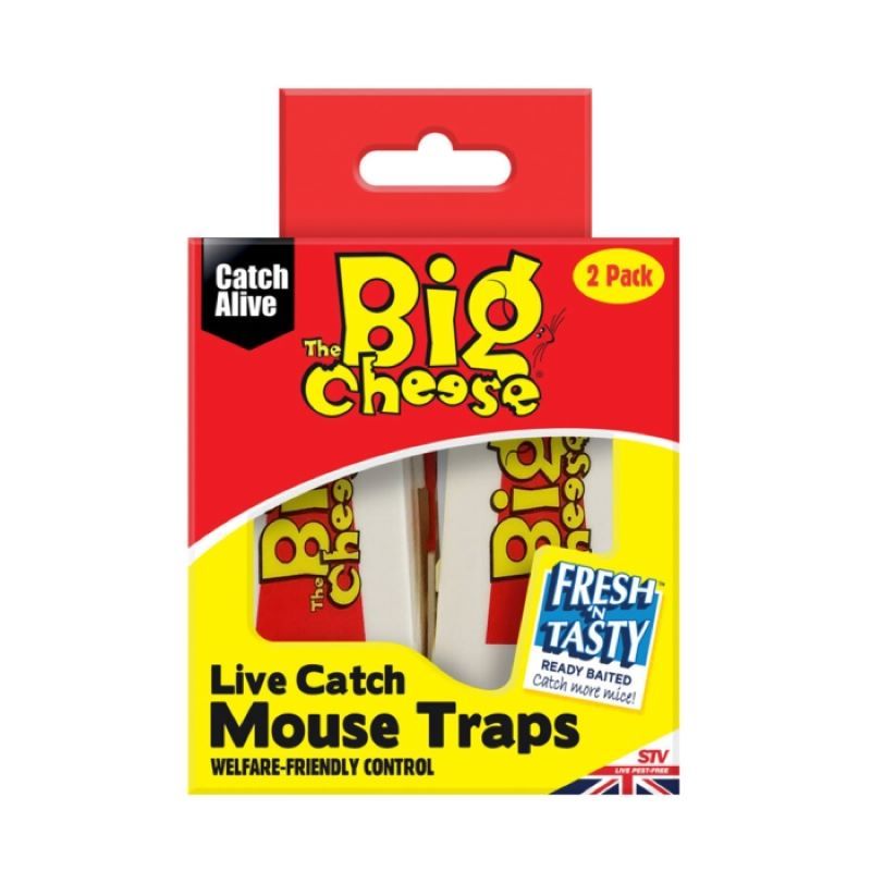 STV155 - Live Catch Mouse Traps - Twin Pack