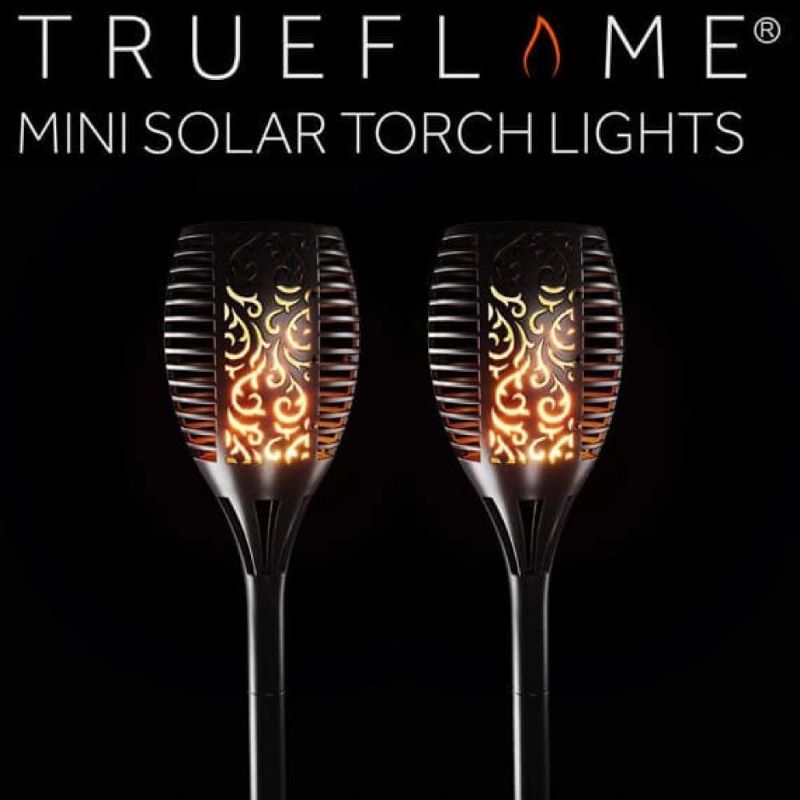TrueFlame Mini Solar Torch Light (2pk)