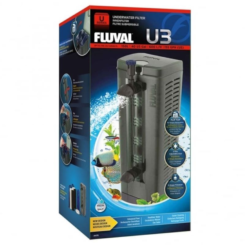 Fluval U3 Underwater Filter 600LPH (aquariums 90-150L)