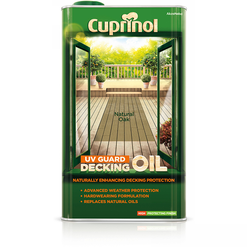 Decking Oil & Protector Natural Oak 5L