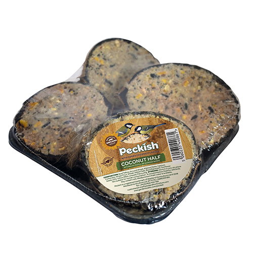 Peckish Coconut Shell Treat 4 Pack