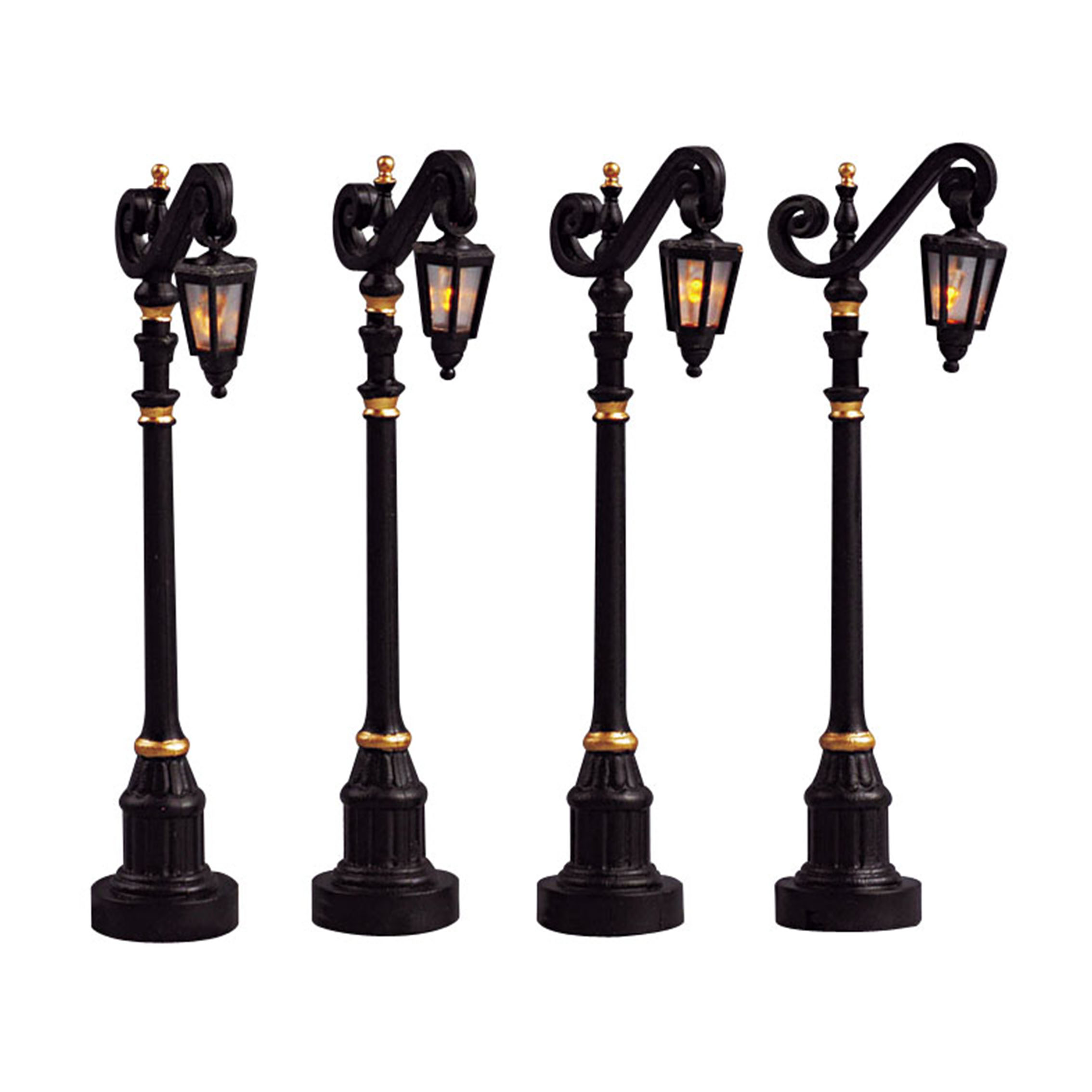 Colonial Street Lamp, Set of 4