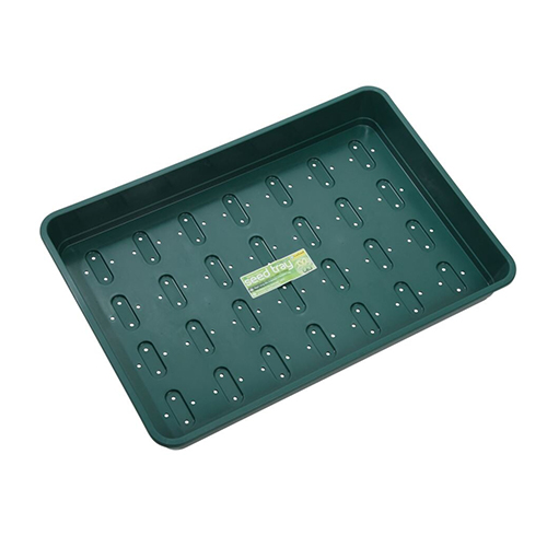 XL Seed Tray Green With Holes