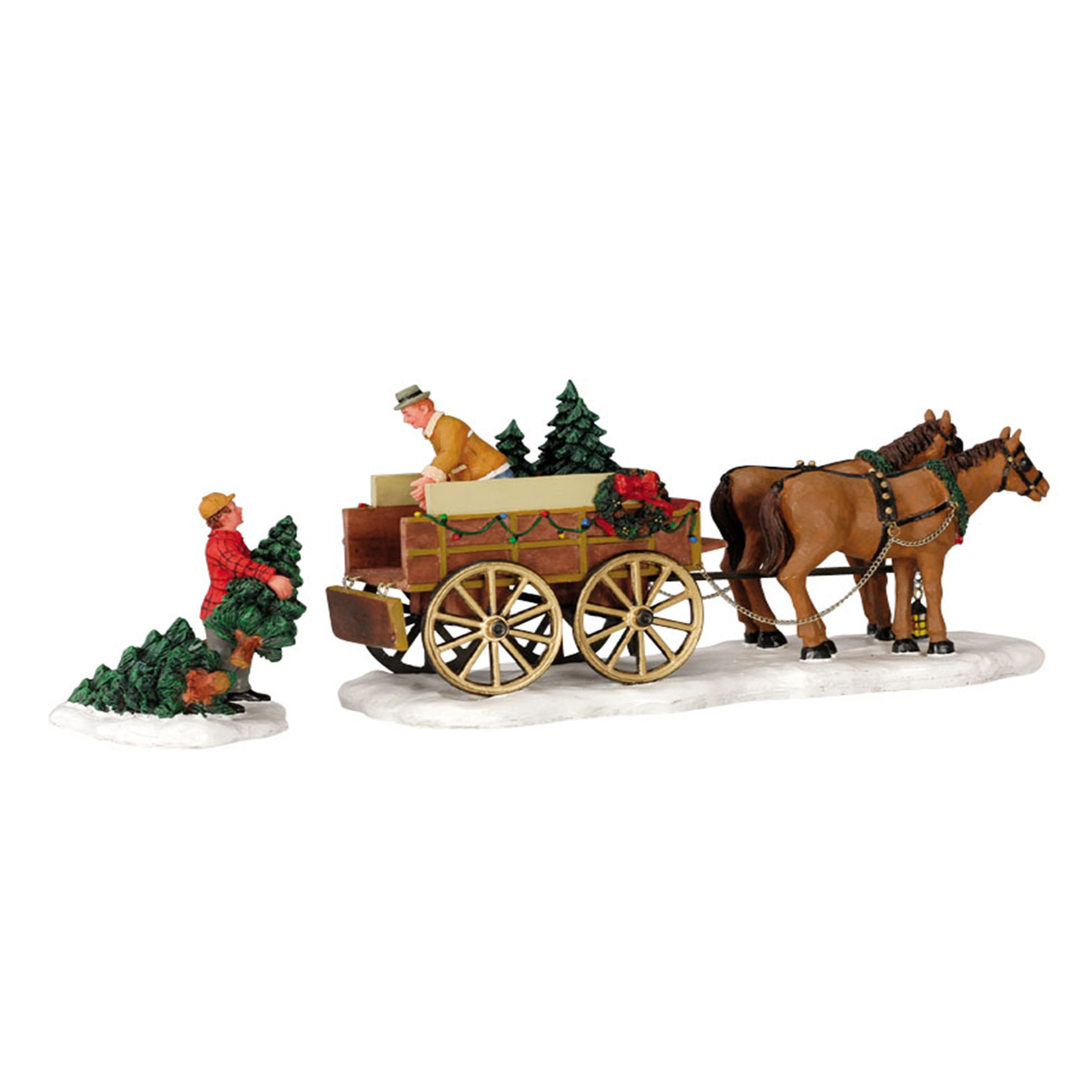 Christmas Tree Wagon, Set Of 2