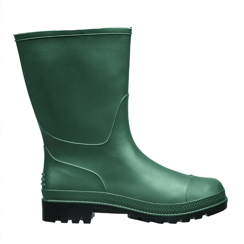 Half Length Wellington Boots Green - Size 4