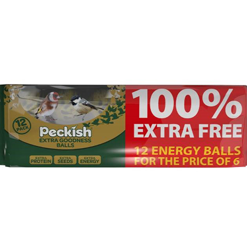 Peckish Extra Goodness Energy Ball 6 + 6 Free 
