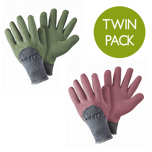 Cosy Gardeners Twin Pack Gloves - Size Small