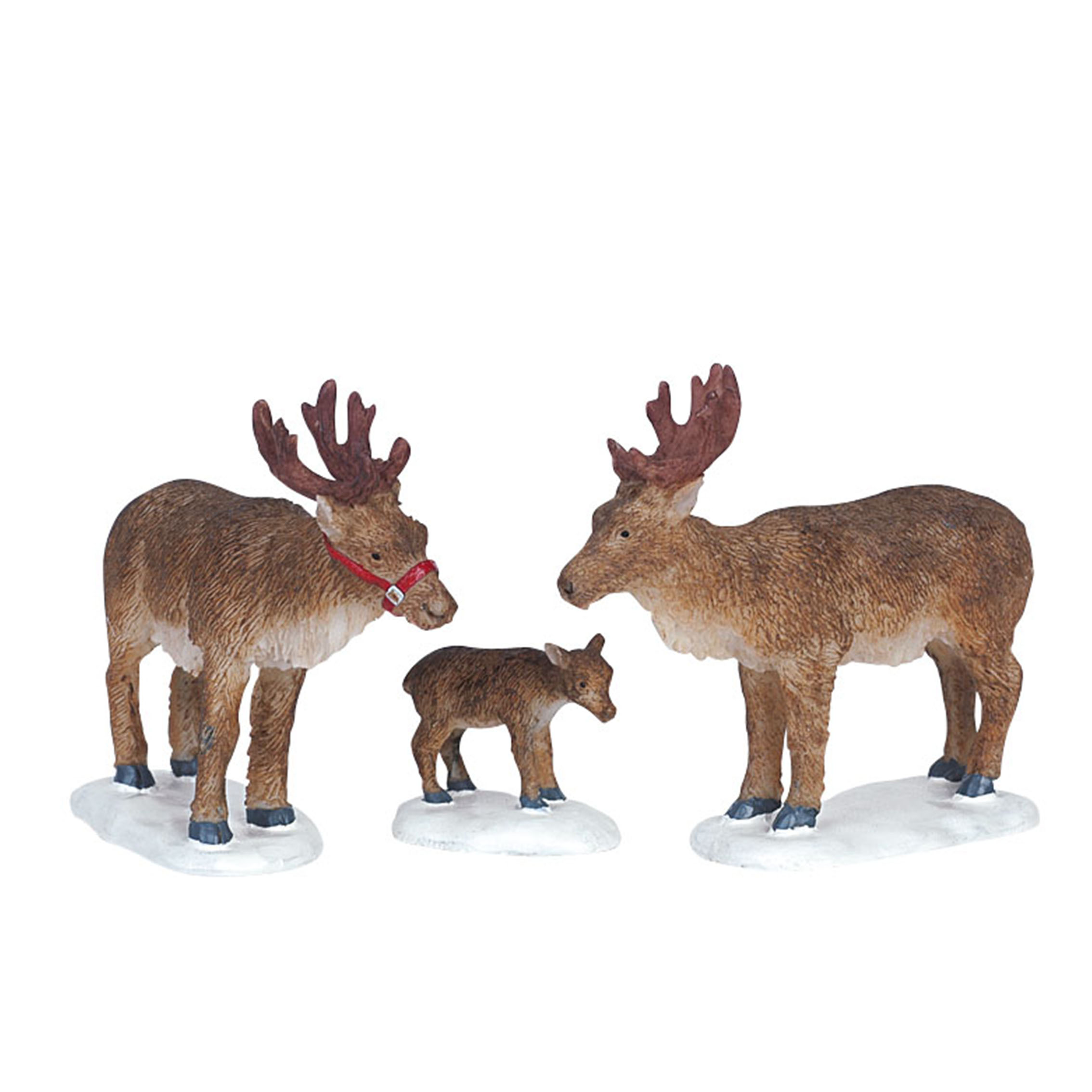 Reindeer, Set Of 3