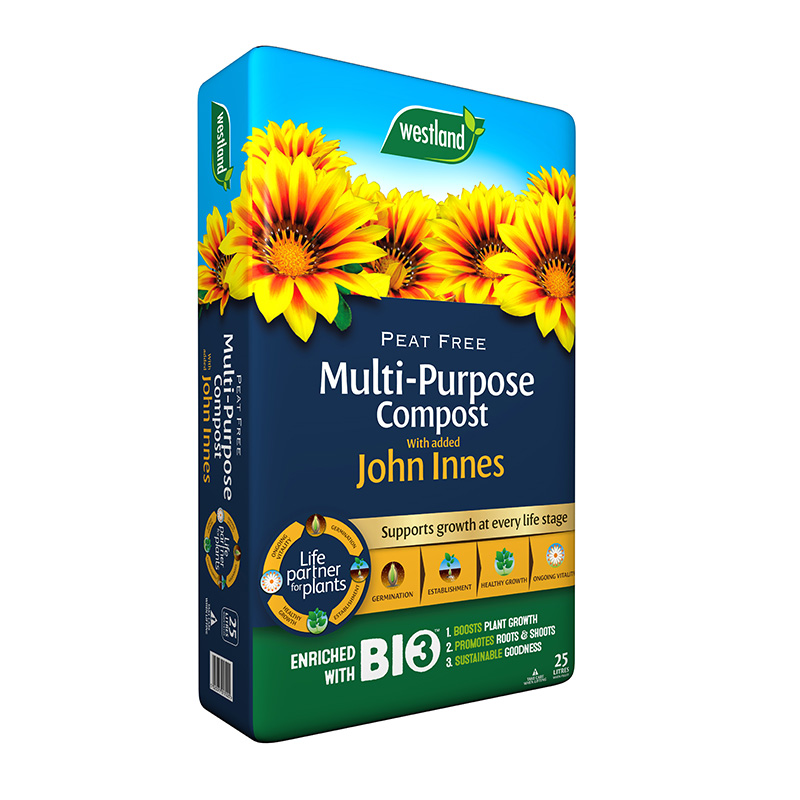 Multi-Purpose Compost with John Innes -  Peat Free 25L