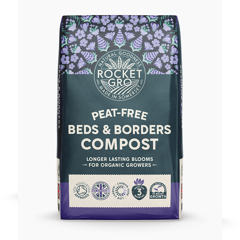 RocketGro Peat-Free Beds & Borders Compost - 50L
