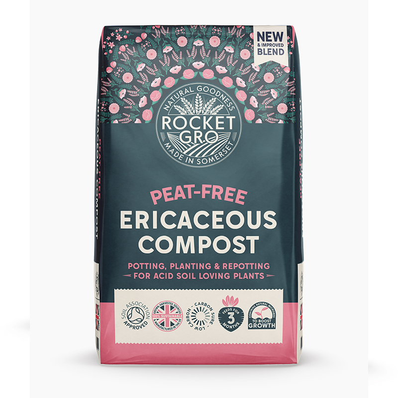 RocketGro Peat-Free Ericaceous Compost - 40L