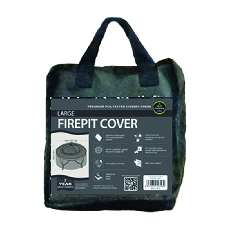 Large Firepit Cover Black