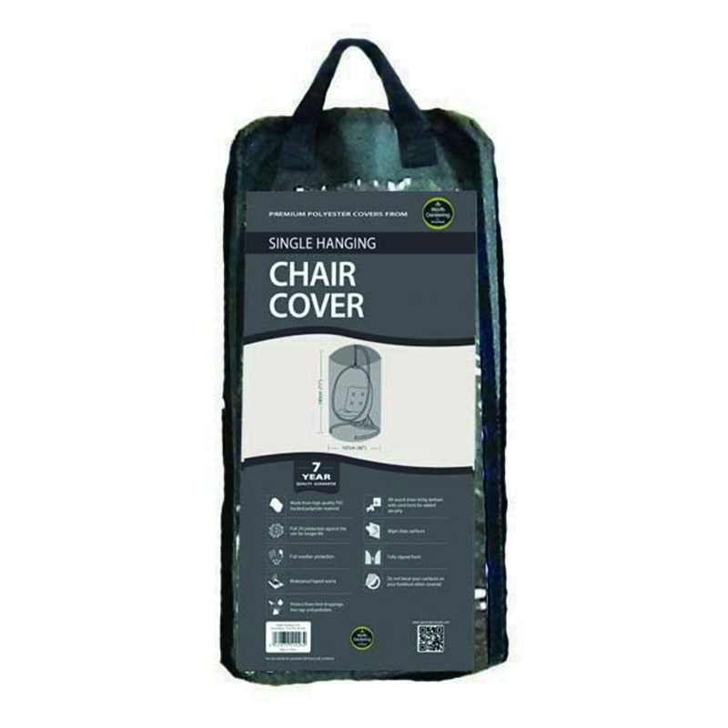 Single Hanging Chair Cover Black