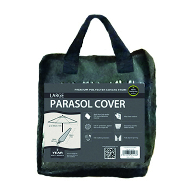Large Parasol Cover Black