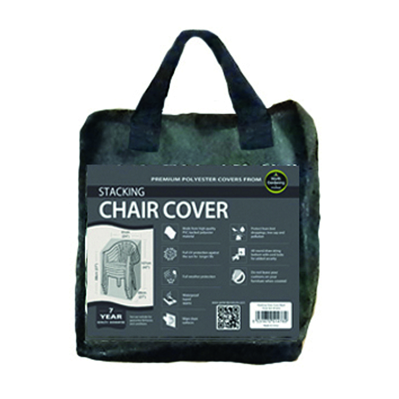 Stacking Chair Cover Black